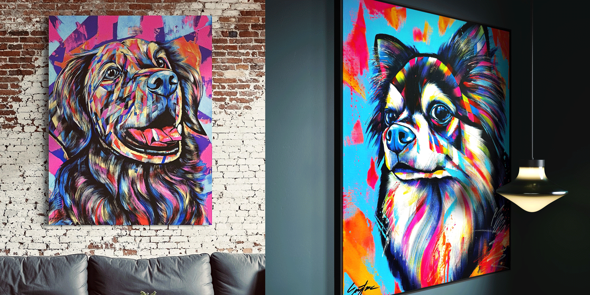 eiji tamura dog art